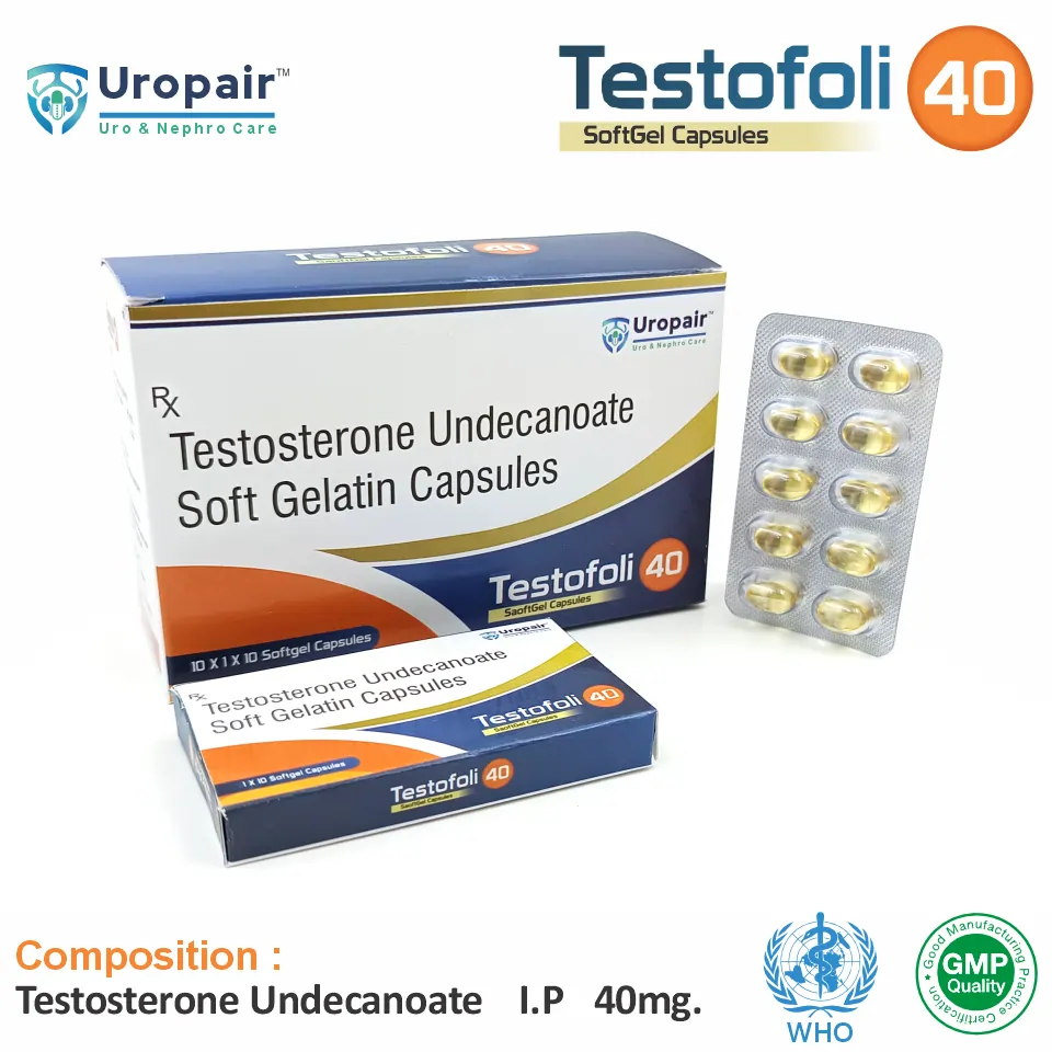 Testofoli Softgel for PCD Pharma Franchise